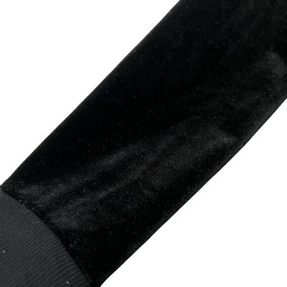 Beyond Yoga Black Velvet Sleeve Jersey Pullover Sweatshirt Womens Size XSmall - Picture 3 of 7